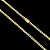 CORRENTE PITBULL (4MM- 70CM) + PINGENTE CRUCIFIXO  - FECHO COM MARCAÇÃO 750 - BANHADO A OURO 18K - Imagem 3