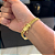 PULSEIRA GRUMET DUPLA (7mm -26G-21 CM)  - FECHO COM MARCAÇÃO 750 - BANHO DE OURO 18k. - Imagem 11