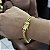 PULSEIRA GRUMET DUPLA (7mm -26G-21 CM)  - FECHO COM MARCAÇÃO 750 - BANHO DE OURO 18k. - Imagem 4