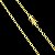 Corrente Cadeado 5mm 70cm – Banhada a Ouro 18K - Imagem 5