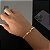 PULSEIRA CADEADO DUPLO FECHO MOSQUETÃO (5mm-7G)-20CM  - BANHO DE OURO 18k. - Imagem 4