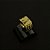 Anel Modelo Nossa Senhora Aparecida com Manto Cravejado – Banhado a Ouro 18K - Imagem 1