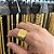 Anel Modelo Salmo 91 em Chapa Quadrada – Banhado a Ouro 18K - Imagem 2