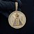 PINGENTE MEDALHA NOSSA SENHORA DETALHADO  CRAVEJADO( 12g- 4x4cm)(GG) - BANHO DE OURO 18k - Imagem 1