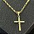 Pingente Crucifixo com Jesus Detalhado 2g 2x2,5cm – Banhado a Ouro 18K - Imagem 1