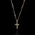 PINGENTE CRUCIFIXO P( 1- 2x2cm) - BANHO DE OURO 18k - Imagem 1