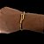 BRACELETE  TIPO PREGO ( 5mm -13g)-21cm - BANHADO A OURO 18K - Imagem 4