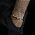 BRACELETE  TIPO PREGO ( 5mm -13g)-21cm - BANHADO A OURO 18K - Imagem 2