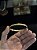 BRACELETE  DETALHADO  ( 4mm -13g)-21cm - BANHADO A OURO 18K - Imagem 1