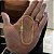 Corrente Cadeado Duplo 3mm 70cm + Pulseira 21cm – Banhada a Ouro 18K - Imagem 7