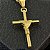 Pingente Crucifixo Maciça Amarrada M 2,5x2,5cm – Banhado a Ouro 18K - Imagem 1