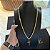 Corrente Peruana 8mm 70cm + Pingente Cruz – Banhada a Ouro 18K - Imagem 4