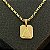 Pingente Placa Nossa Senhora – Banhado a Ouro 18K - Imagem 1