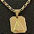 Pingente Placa Nossa Senhora – Banhado a Ouro 18K - Imagem 3