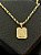 PINGENTE PLACA NOSSA SENHORA  P. ( 1,5g-   2x2cm) - BANHO DE OURO 18k - Imagem 1