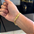 PULSEIRA LACRAIA FLAT  (6mm -22G-21 cm)  - FECHO COM MARCAÇÃO 750 - BANHO DE OURO 18k. - Imagem 2