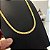 Corrente Lacraia 6mm 70cm – Banhada a Ouro 18K - Imagem 9