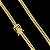 Corrente Lacraia 6mm 70cm – Banhada a Ouro 18K - Imagem 10