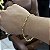 PULSEIRA CARTIE MEIA CANA FECHO GAVETA  (4MM -5g) - 20CM - BANHADO A OURO 18K - Imagem 4