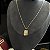 CORRENTE CARTIE ( 2mm 50cm FEM ) + PINGENTE ESPÍRITO SANTO - BANHADO A OURO 18K. - Imagem 6
