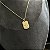 CORRENTE CARTIE ( 2mm 50cm FEM ) + PINGENTE ESPÍRITO SANTO - BANHADO A OURO 18K. - Imagem 7