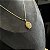 CORRENTE PIASTRINE (  2mm - 50cm FEM ) + PINGENTE RELICÁRIO - BANHADO A OURO 18K. - Imagem 8