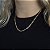 CORRENTE 3x1  ( 2mm 50cm FEM ) - BANHO DE OURO 18k - Imagem 1