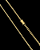 CORRENTE PITBULL (2mm -13G)-70cm - FECHO COM MARCAÇÃO 750 - BANHADO A OURO 18K - Imagem 1