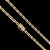 CORRENTE  OITINHO  (6mm  28G)  70cm + PINGENTE  PITBULL 5D  - BANHO DE OURO 18k - Imagem 2