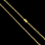 CORRENTE PITBULL (2MM- 70CM) + PINGENTE  CRUCIFIXO MÉDIO - BANHADO A OURO 18K - Imagem 3