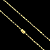 CORRENTE TIJOLINHO FECHO GAVETA ( 2MM- 70CM) + PINGENTE  FACE DE CRISTO - FECHO COM MARCAÇÃO 750 - BANHO DE OURO 18k - Imagem 3