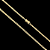 Corrente Lacraia 2mm 70cm + Pingente Placa "Tudo Posso Naquele Que Me Fortalece" – Banhada a Ouro 18K - Imagem 2