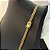 Corrente Grumet Dupla 7mm 70cm – Banhada a Ouro 18K - Imagem 3