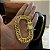 Corrente Lacraia 13mm 70cm + Pulseira 21cm – Banhada a Ouro 18K - Imagem 9