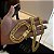 Corrente Lacraia 13mm 70cm + Pulseira 21cm – Banhada a Ouro 18K - Imagem 8