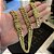 Corrente Lacraia 13mm 70cm + Pulseira 21cm – Banhada a Ouro 18K - Imagem 6
