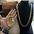 Corrente Lacraia 13mm 70cm + Pulseira 21cm – Banhada a Ouro 18K - Imagem 7
