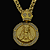 PINGENTE MEDALHA JESUS DETALHADO  CRAVEJADO ( 12g- 4x4cm) (GG) EXCLUSIVIDADE - BANHO DE OURO 18k - Imagem 1