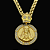 PINGENTE MEDALHA JESUS DETALHADO  CRAVEJADO ( 12g- 4x4cm) (GG) EXCLUSIVIDADE - BANHO DE OURO 18k - Imagem 2