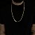 Corrente Lacraia 4mm 70cm – Banhada a Ouro 18K - Imagem 6