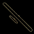 Corrente 3mm 70cm + Pulseira 21cm – Banho Ouro 18k - Imagem 2