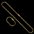 Corrente Lacraia 4mm 70cm + Pulseira 21cm – Banho Ouro 18k - Imagem 12