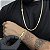 Corrente Lacraia 4mm 70cm + Pulseira 21cm – Banho Ouro 18k - Imagem 5