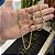 Corrente Tijolinho 3mm 70cm + Pulseira 21cm – Banhada a Ouro 18K - Imagem 5