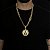 Corrente Friso 13mm 70cm + Pingente Jesus – Banhada a Ouro 18K - Imagem 5