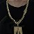 Corrente Friso 13mm 70cm + Pingente Nossa Senhora – Banhada a Ouro 18K - Imagem 1