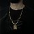 Corrente Lacraia 4mm 70cm + Pingente Jesus – Banhada a Ouro 18K - Imagem 2