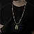 Corrente Lacraia 4mm 70cm + Pingente Jesus – Banhada a Ouro 18K - Imagem 1