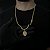 Corrente Cadeado 5mm 70cm + Pingente Cruz – Banhada a Ouro 18K - Imagem 2