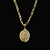 PINGENTE MEDALHA JESUS -  2g; 2x3,5cm- BANHO DE OURO 18K - Imagem 2